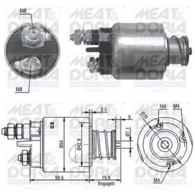 Solenoid Switch, starter